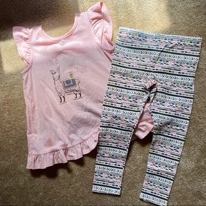 Maggie and Zoe Llama Fun 2 Piece Set
